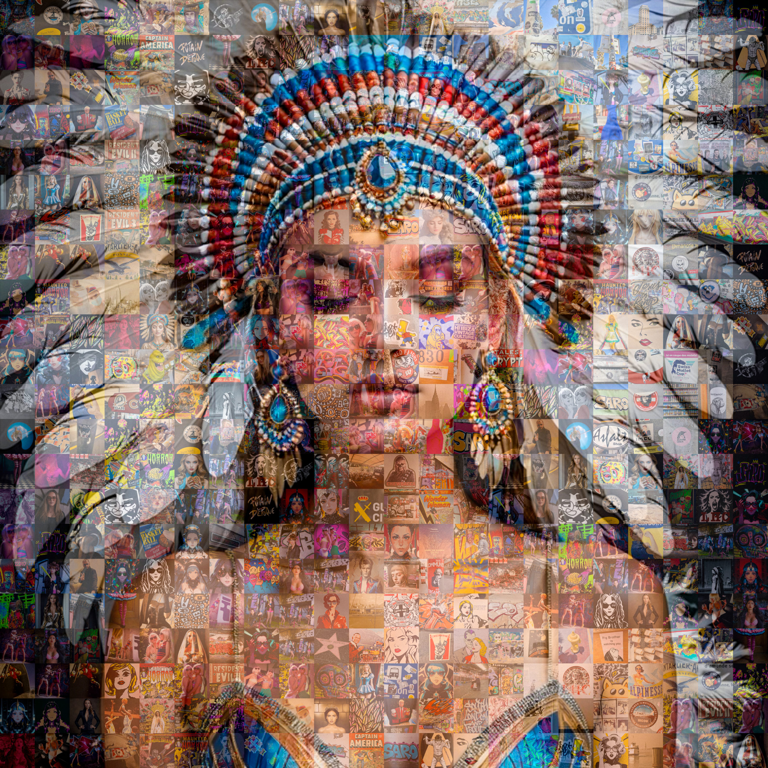 Girl Power 014 Official backing of Saro Artist, symbol of energy and creativity.