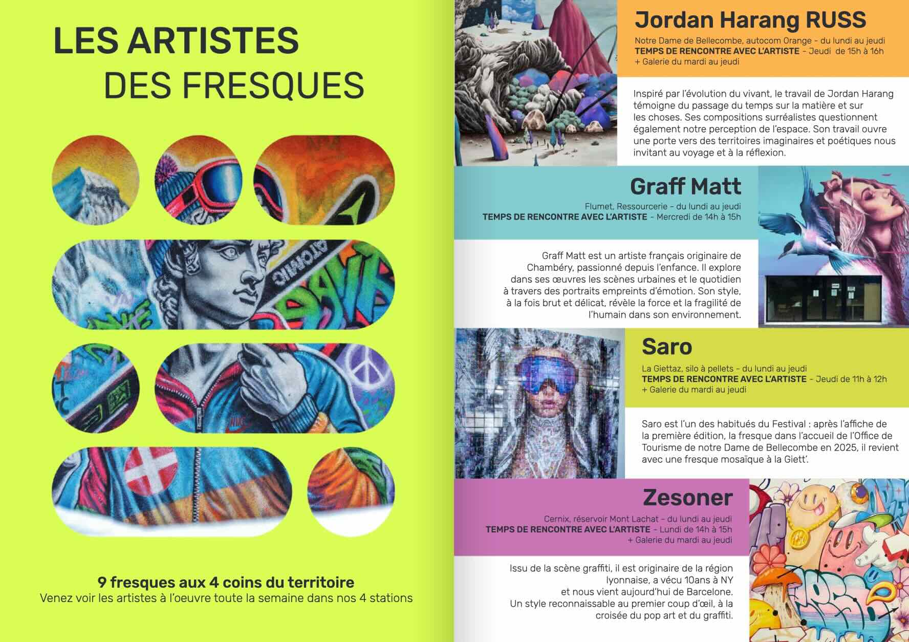 Programme Val d'Arly Street Art Festival 2026