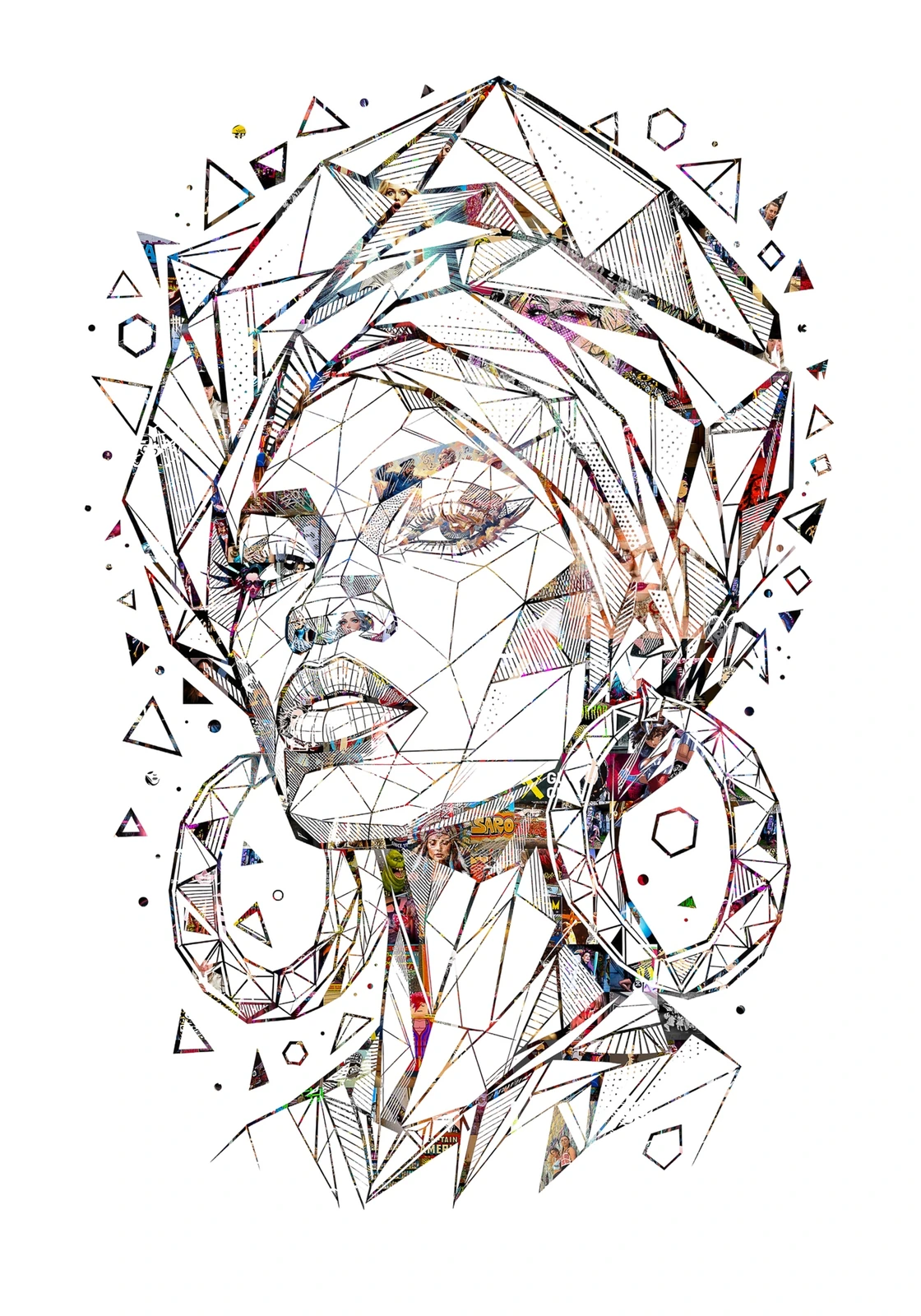 Printed visual created for the Ultime Wear collaboration — the starting point of this development.